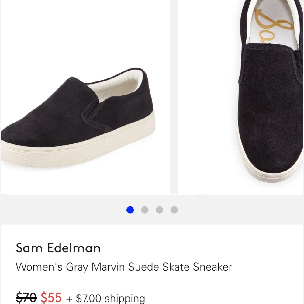 Sam Edelman suede Marvin skater sneaker